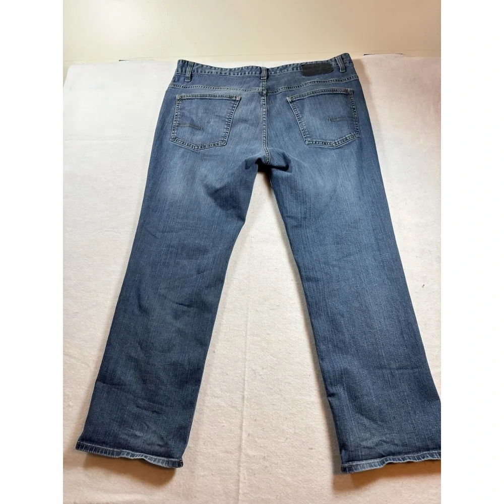 Calvin Klein Jeans Men's 38x28 5 Pockets Stretch Denim Straight Dark Blue Jeans